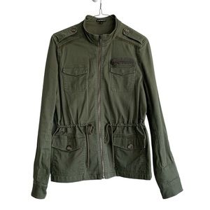 Express Army Green Utility Jacket